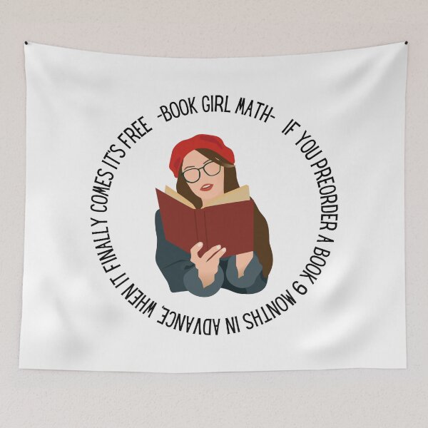 Item preview, Girl Math But With Books designed and sold by CHARSEWTASTIC.