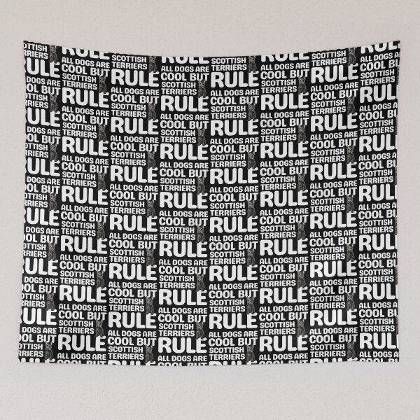 Item preview, Scottish Terriers Rule  designed and sold by TheAnimalZ00.