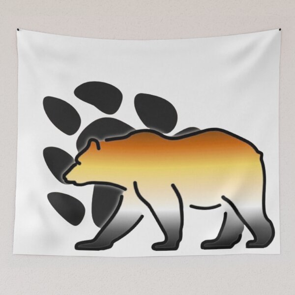 Item preview, GAY BEAR GRADIENT FLAG …bear (variant 2) designed and sold by VoltageStone.