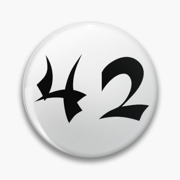 Item preview, 42, forty-two, black, shangai designed and sold by Numbers-Art.