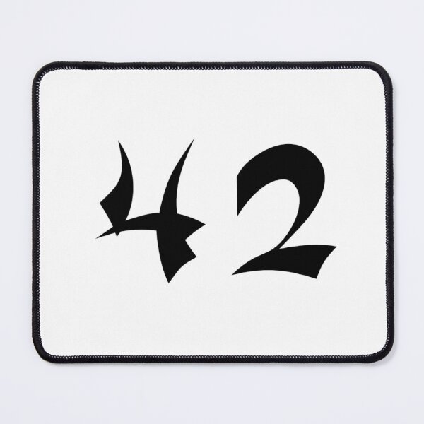 Item preview, 42, forty-two, black, shangai designed and sold by Numbers-Art.