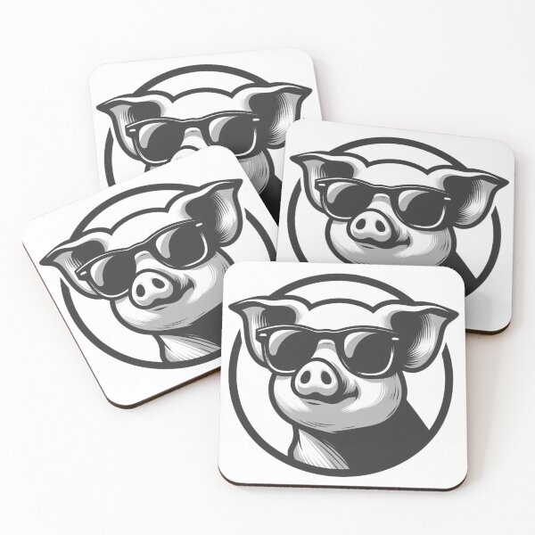 Item preview, Cool Pig designed and sold by DrawingDoodler.