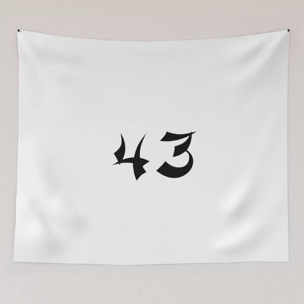 Item preview, 43, forty-three, black, shangai designed and sold by Numbers-Art.