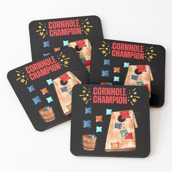 Item preview, Colorful Cornhole Champion Design designed and sold by AlienOccupation.
