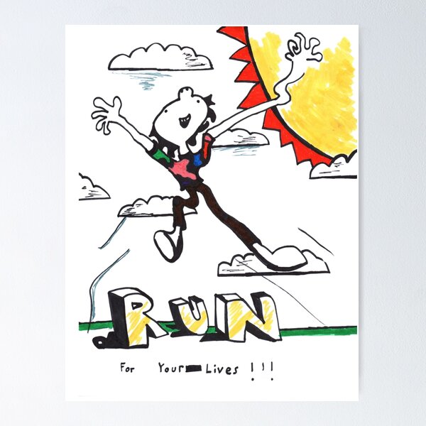 Item preview, Run For Your Lives! designed and sold by CALC-art.