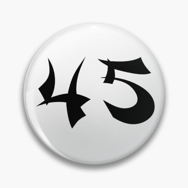 Item preview, 45, forty-five, black, shangai designed and sold by Numbers-Art.