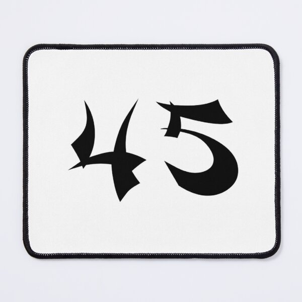 Item preview, 45, forty-five, black, shangai designed and sold by Numbers-Art.