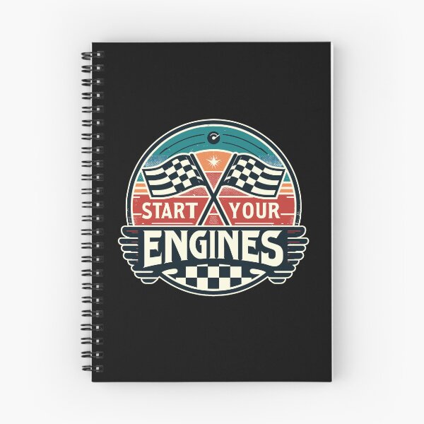 Item preview, Start Your Engines Funny Saying Raceday Race Car designed and sold by Dressed For  Duty.
