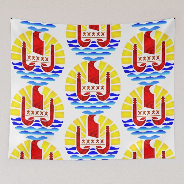 Item preview, Flag of French Polynesia designed and sold by Nesian-Tahiti.