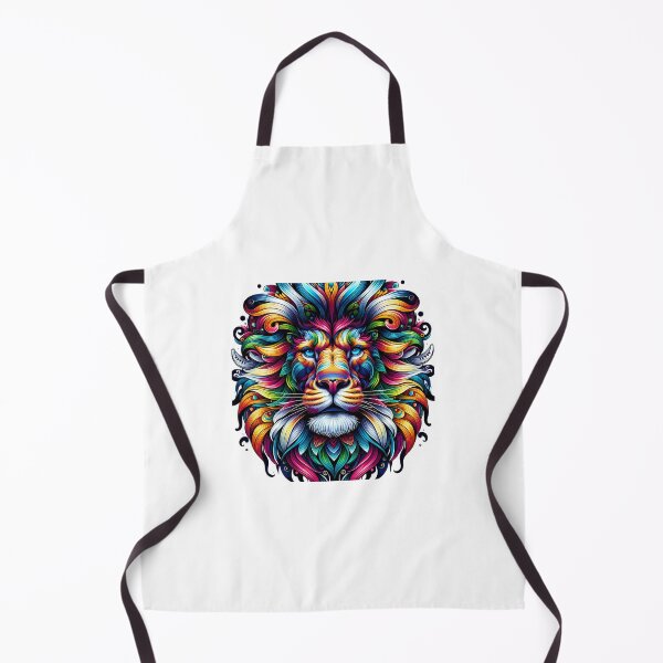 Item preview, Colorful lion face designed and sold by ModederZukunft.
