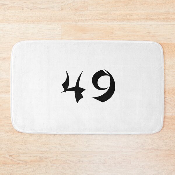Item preview, 49, forty-nine, black, shangai designed and sold by Numbers-Art.