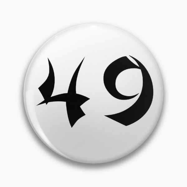 Item preview, 49, forty-nine, black, shangai designed and sold by Numbers-Art.