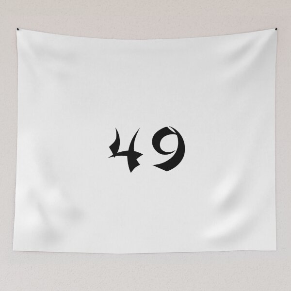 Item preview, 49, forty-nine, black, shangai designed and sold by Numbers-Art.