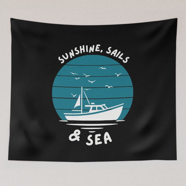 Item preview, Sunshine, Sails & Sea Boat designed and sold by PantatKiller.
