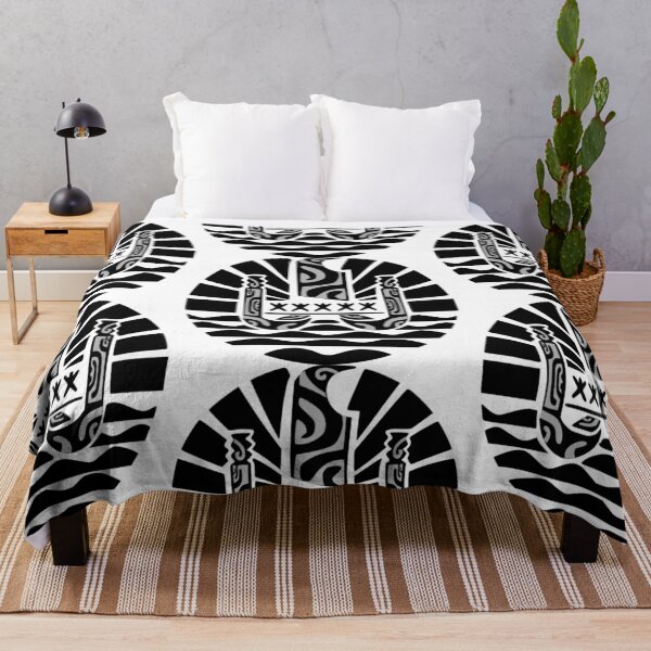 Item preview, Flag of French Polynesia (black) designed and sold by Nesian-Tahiti.
