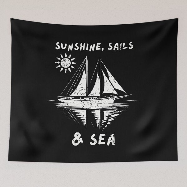 Item preview, Sunshine, Sails & Sea Nautical Design designed and sold by PantatKiller.