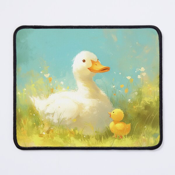 Item preview, Vintage Art Mother Duck and Baby Duck designed and sold by Christian Weiss.