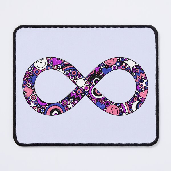 Artikelvorschau, Infinity Neurodiverse Doodle Genderfluid Pride Flagge entworfen und verkauft von JoyfulJen.