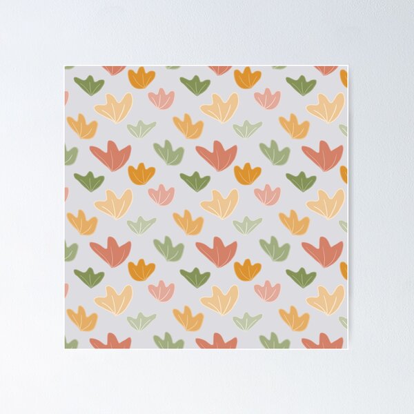 Item preview, Pretty leaves - light blue designed and sold by SerahO.