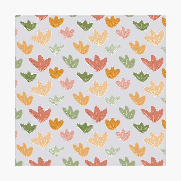 Item preview, Pretty leaves - light blue designed and sold by SerahO.