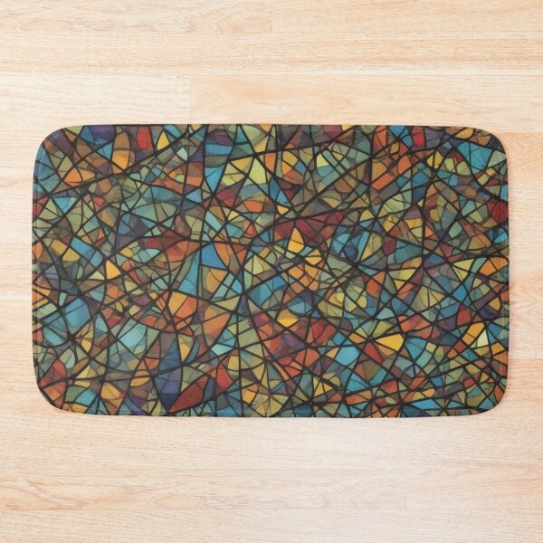 Item preview, Abstract Colorful Stained Glass Pattern designed and sold by calibrit.
