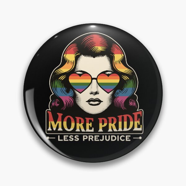 Item preview, More Pride Less Prejudice LGBT Month Gay Pride Month designed and sold by Dressed For  Duty.