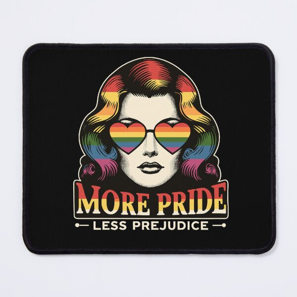 Item preview, More Pride Less Prejudice LGBT Month Gay Pride Month designed and sold by Dressed For Duty.