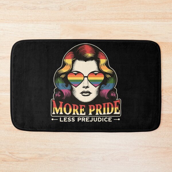 Item preview, More Pride Less Prejudice LGBT Month Gay Pride Month designed and sold by Dressed For  Duty.