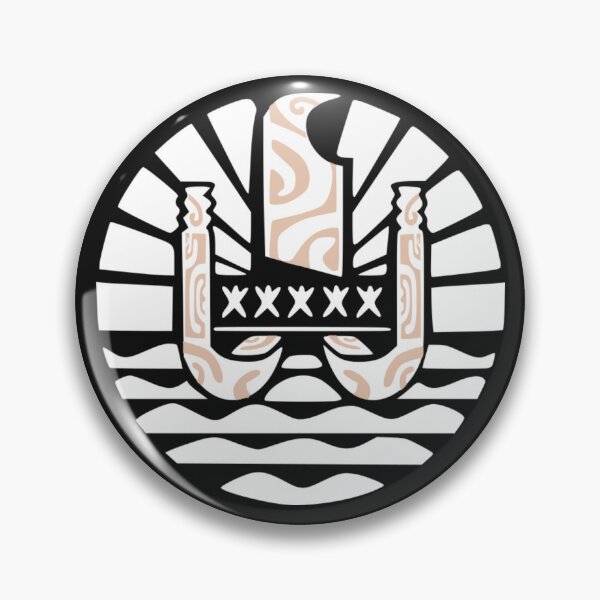 Item preview, Flag of French Polynesia (white) designed and sold by Nesian-Tahiti.