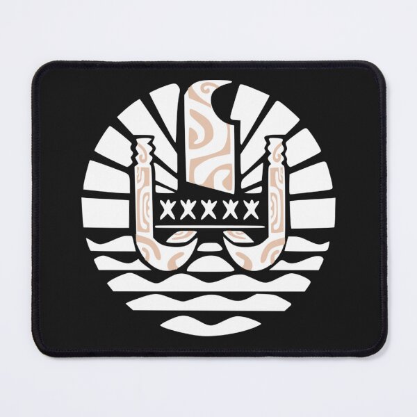 Item preview, Flag of French Polynesia (white) designed and sold by Nesian-Tahiti.