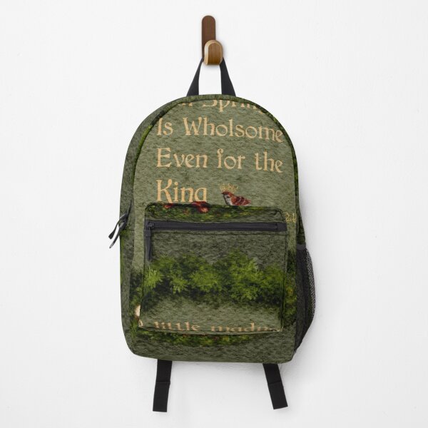 Item preview, Cottagecore Art: Emily Dickinson Quote in Forrest Watercolor Wreath designed and sold by Monica Laipple.