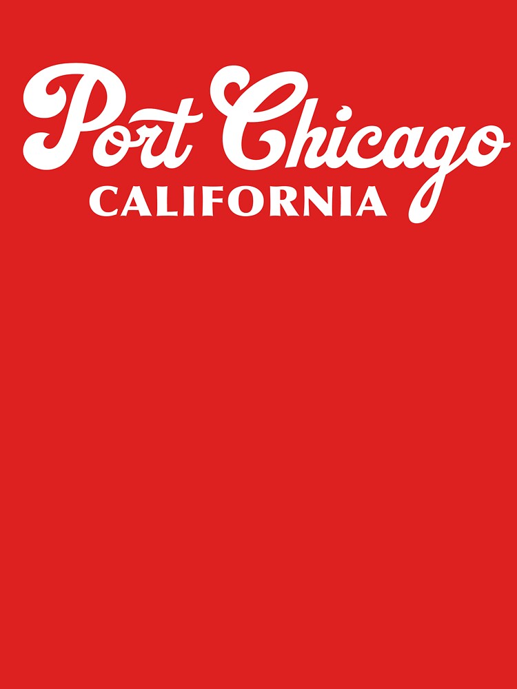 Thumbnail 3 of 3, Fitted T-Shirt, Port Chicago California (White) designed and sold by PortChicago.