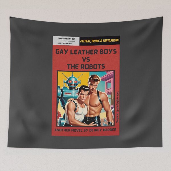 Item preview, Gay Leather Boys vs The Robots designed and sold by LochlynnLoaded.