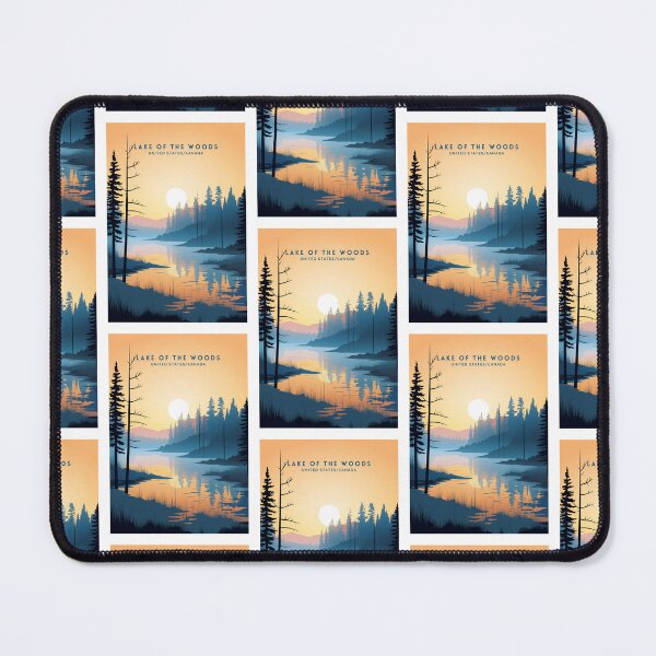 Item preview, Lake of the Woods USA/Canada Angler's Paradise designed and sold by NeuralVibe.