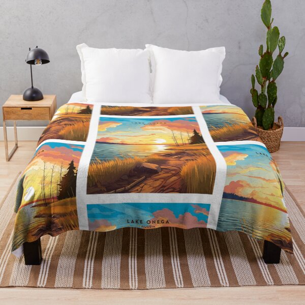 Item preview, Lake Onega Russia Historic Islands designed and sold by NeuralVibe.