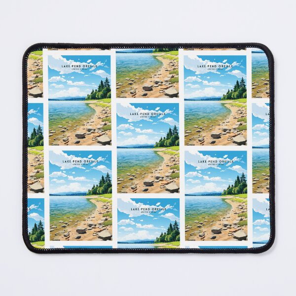 Item preview, Lake Pend Oreille Idaho Deep Waters designed and sold by NeuralVibe.