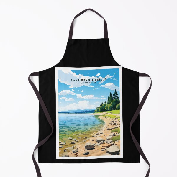Aperçu de l'œuvre Lac Pend Oreille, Idaho, eaux profondes créée et vendue par NeuralVibe.