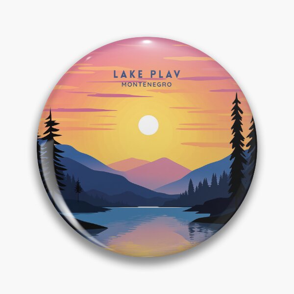 Item preview, Lake Plav Montenegro Alpine Tranquility designed and sold by NeuralVibe.