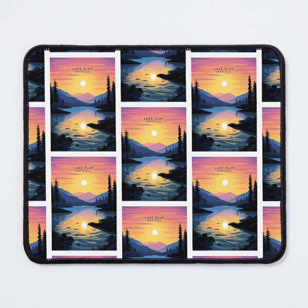 Item preview, Lake Plav Montenegro Alpine Tranquility designed and sold by NeuralVibe.