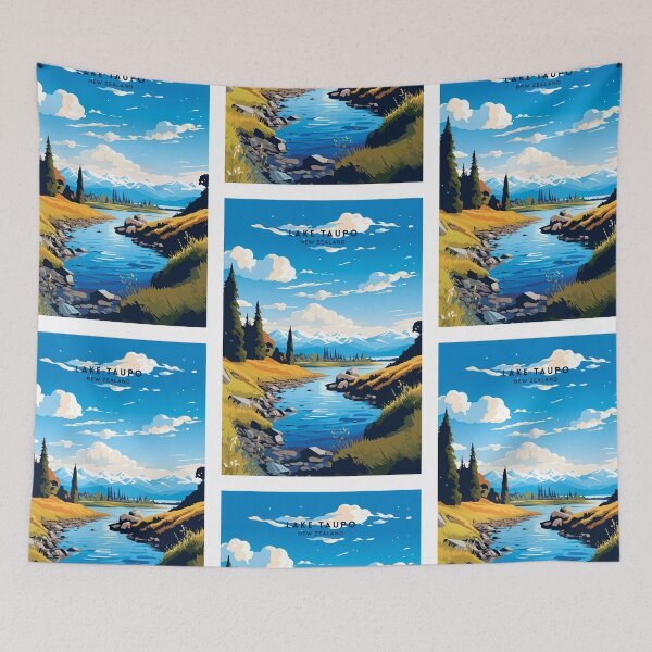 Item preview, Lake Taupo New Zealand Natural Beauty designed and sold by NeuralVibe.