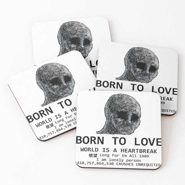 Item preview, born to love designed and sold by poeticboredom.