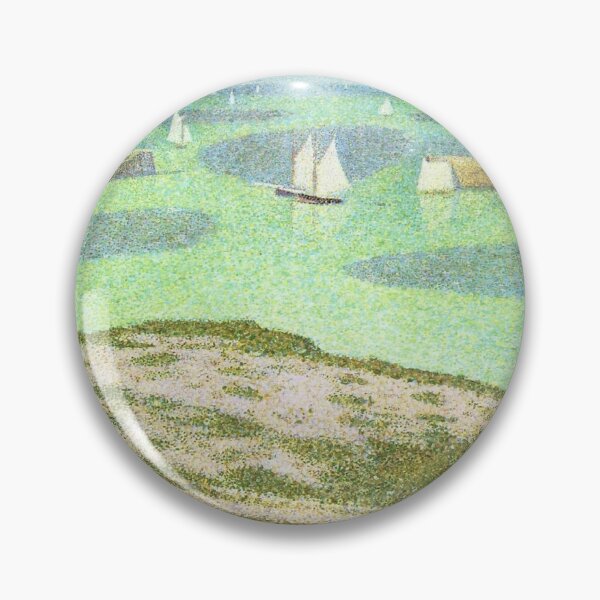 Item preview, Port-en-Bessin Harbor Georges Seurat Art designed and sold by ArtUnova.