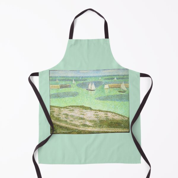 Item preview, Port-en-Bessin Harbor Georges Seurat Art designed and sold by ArtUnova.