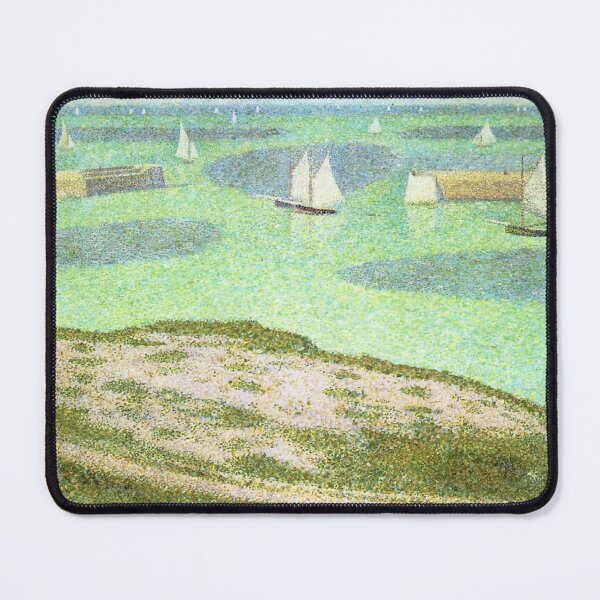 Item preview, Port-en-Bessin Harbor Georges Seurat Art designed and sold by ArtUnova.