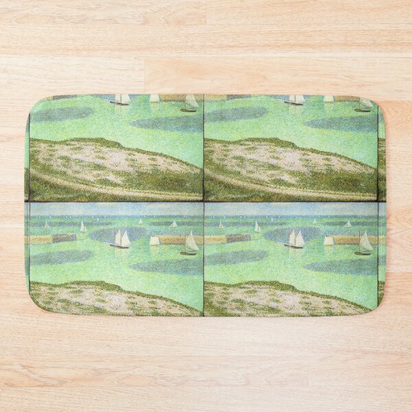 Item preview, Port-en-Bessin Harbor Georges Seurat Art designed and sold by ArtUnova.