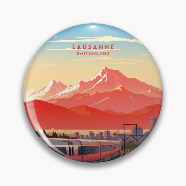 Broche SCHWEIZ SUISSE JUNGFRAU-REGION SWITZERLAND RAILWAY pin badge