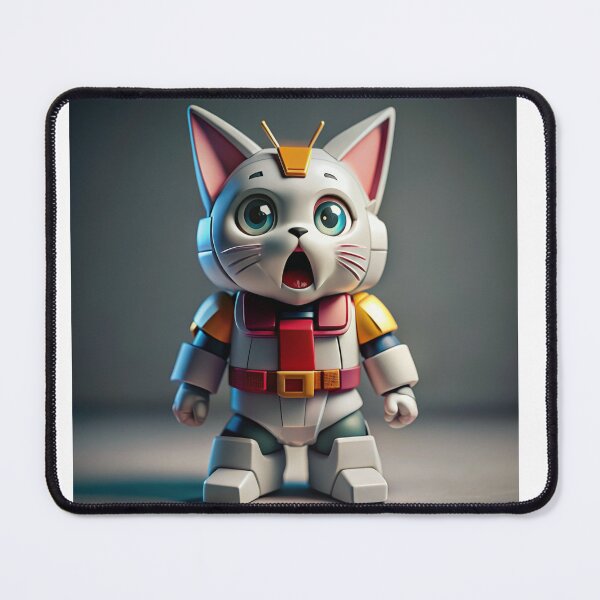 Item preview, Robot Cat in Armor: A Cute and Futuristic Feline designed and sold by supakor.