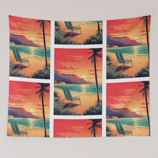 Item preview, Lefkada Greece Island Paradise designed and sold by NeuralVibe.