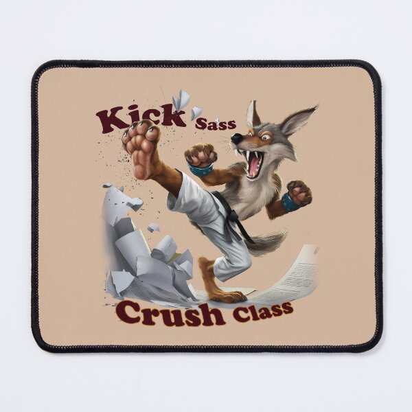 Item preview, Taekwondo Coyote - Kick Sass, Crush Class designed and sold by socozora.