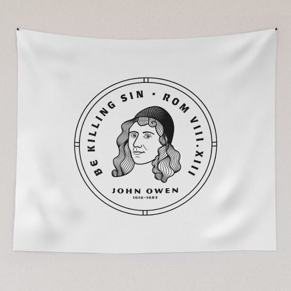 Item preview, Be Killing Sin John Owen Badge designed and sold by 2fivequotes.